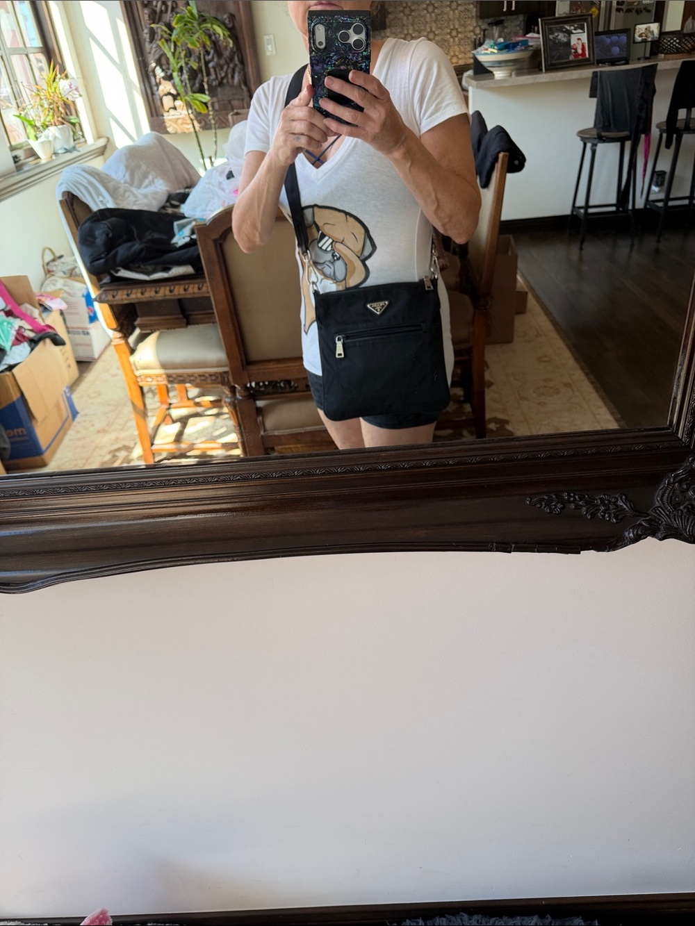“PRADA” Gorgeous Nylon and Leather Crossbody Bad